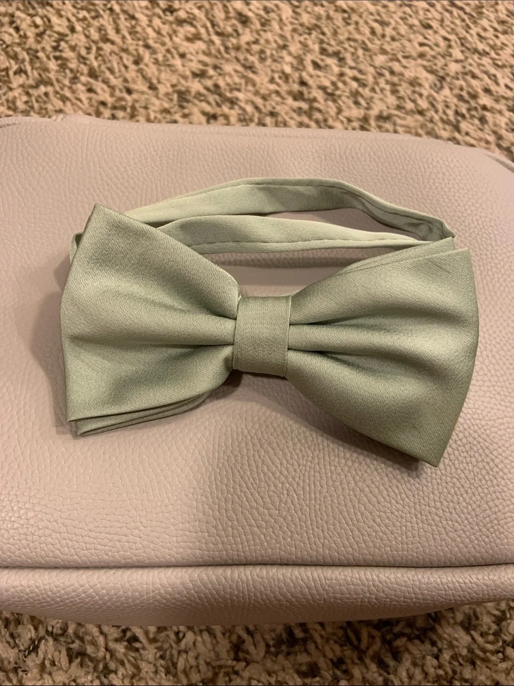 Azazie Mint Green Kids Bow Tie